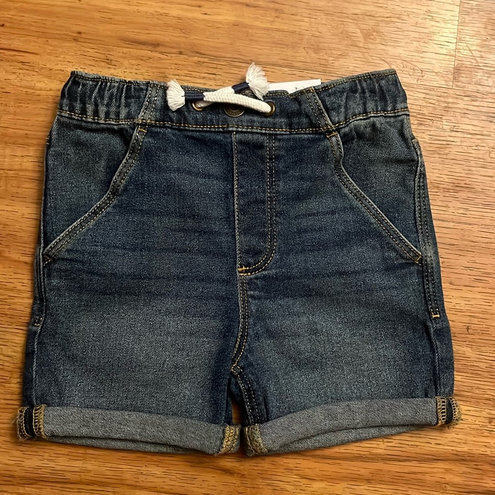Little Co. unisex denim shorts